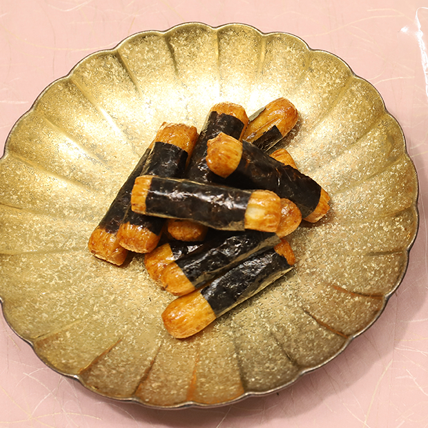 ぬれ煎餅のイシガミ 磯巻 (品川巻) [30g]